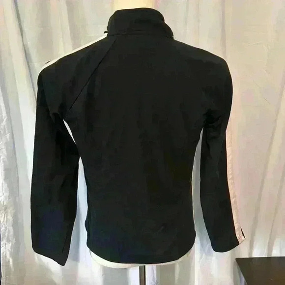 Drapers And Damon’s Full Zip Track Jacket. Size S. Womens. Black. White Stripe. - Picture 5 of 8